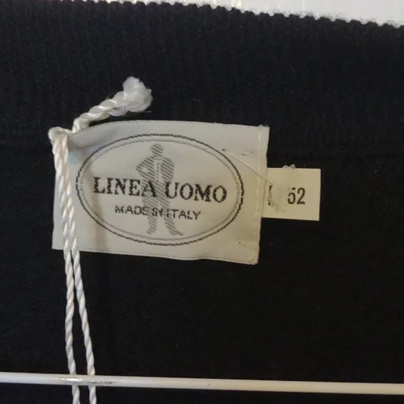 NWT Linea Uomo | Wool Button Down Sweater Vest - Picture 2 of 6